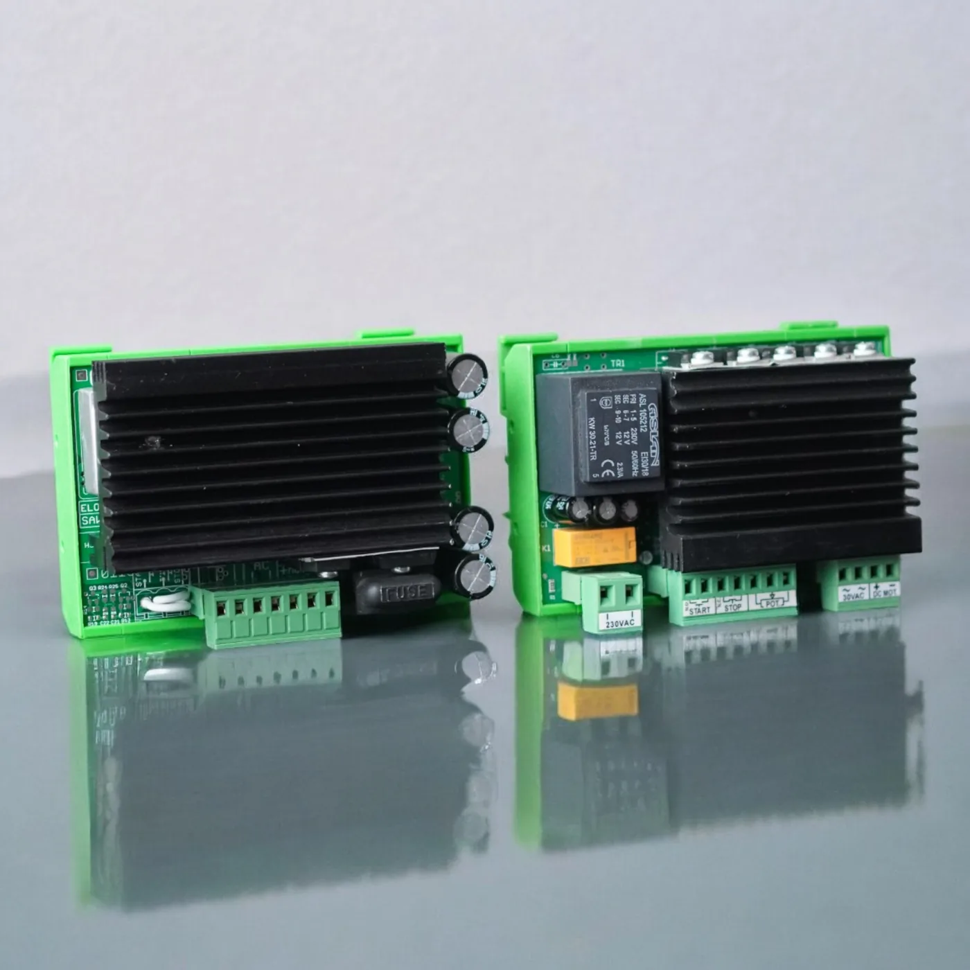 Elotek DC motor kontrol kartı, soğutuculu sürücü modülü